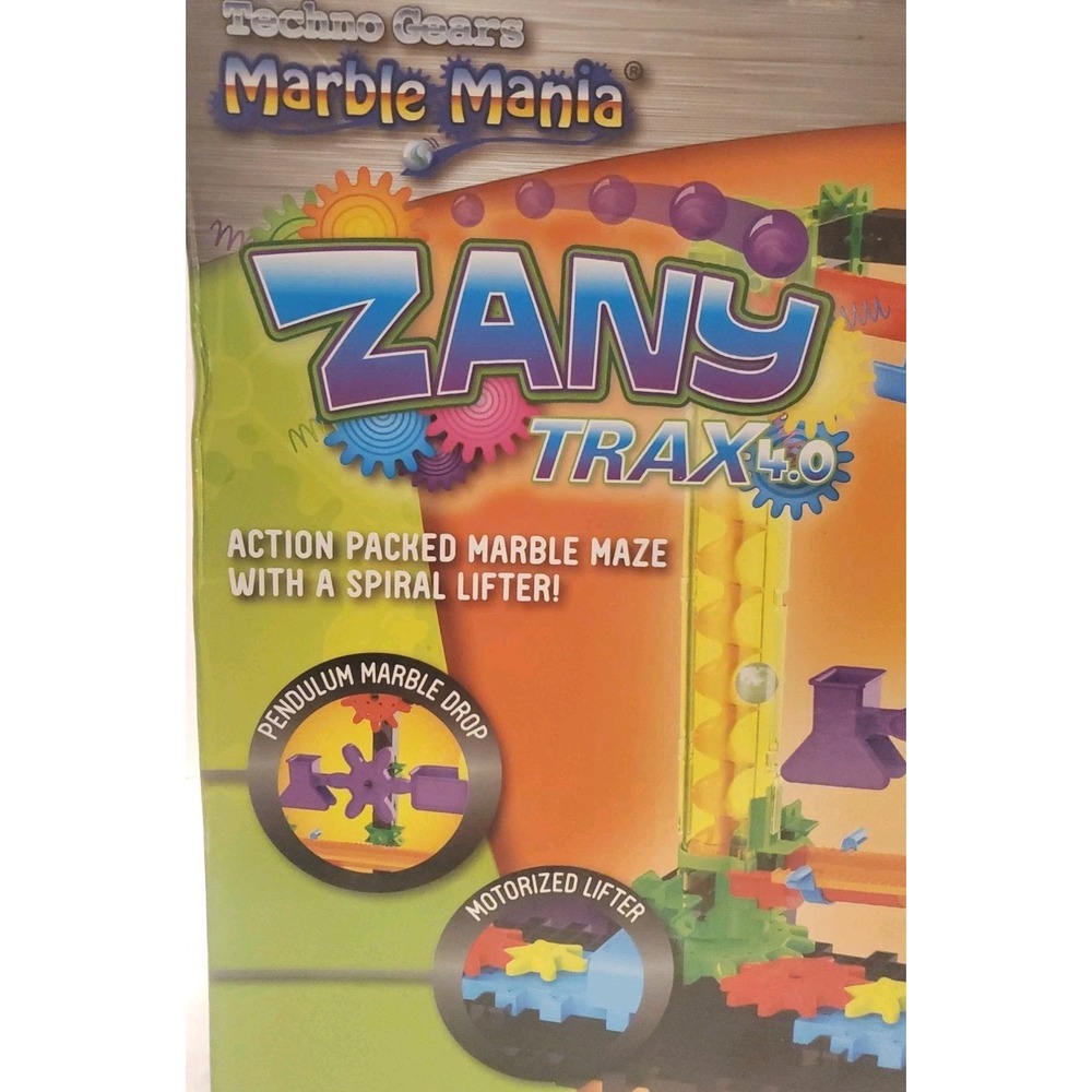 Techno Gears Marble Mania STEM Construction Set Zany Trax 4.0 NEW Unopened - Picture 8 of 8